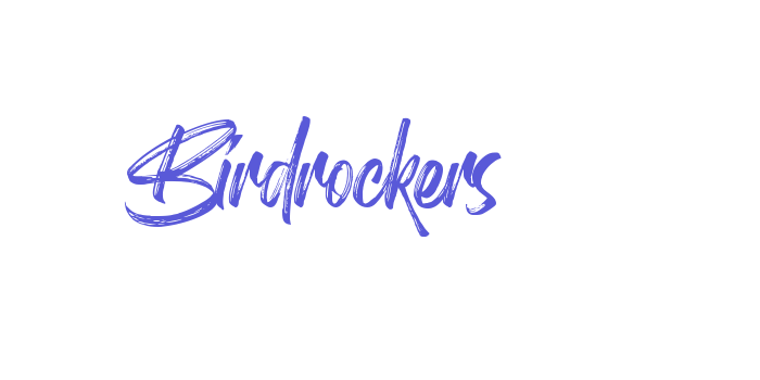 Birdrockers Font Download