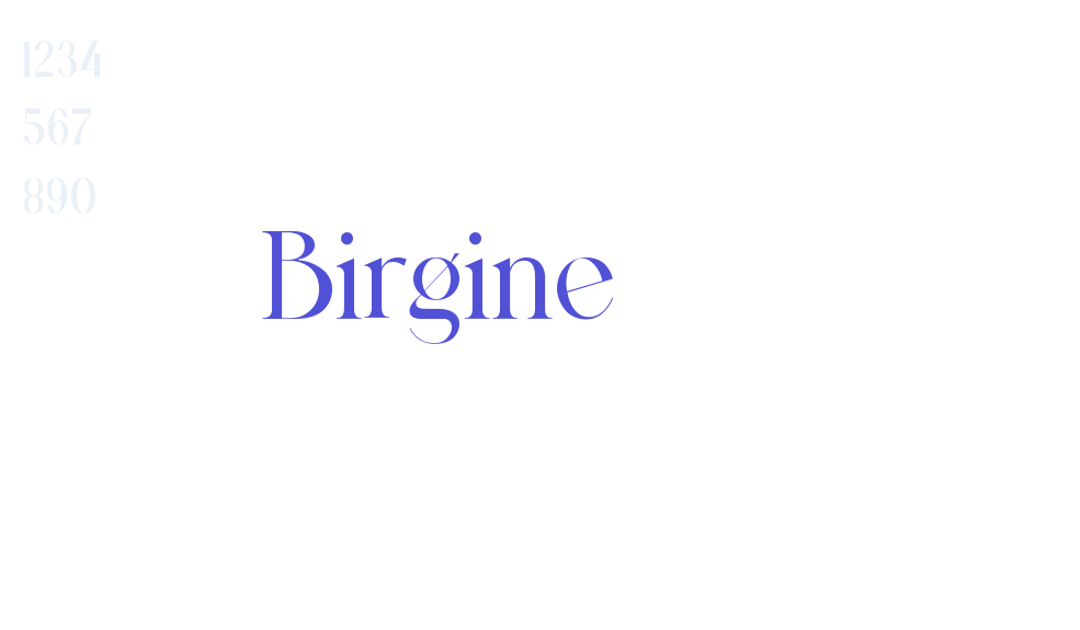 Birgine-font-download