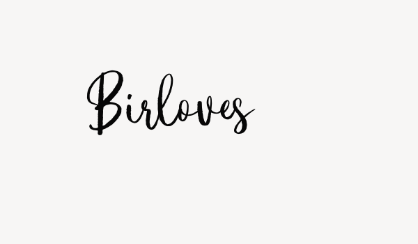 Birloves Font