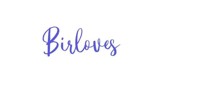 Birloves Font Download