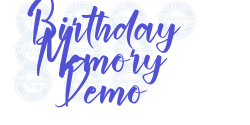 Birthday Memory Demo