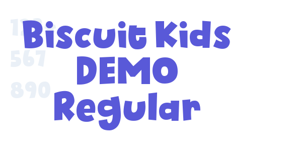 Biscuit Kids DEMO Regular font free