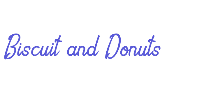 Biscuit and Donuts Font