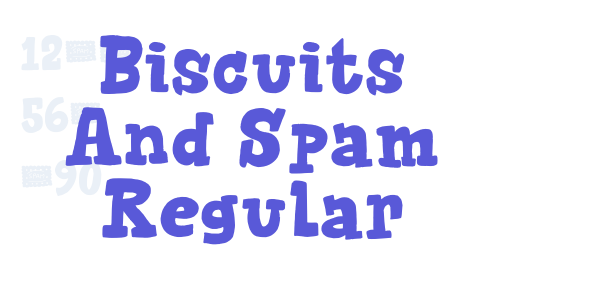 Biscuits And Spam Regular font free