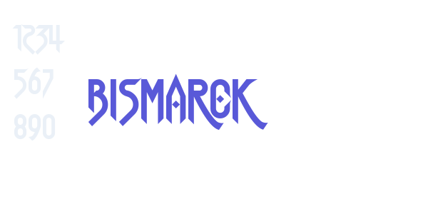 Bismarck font free