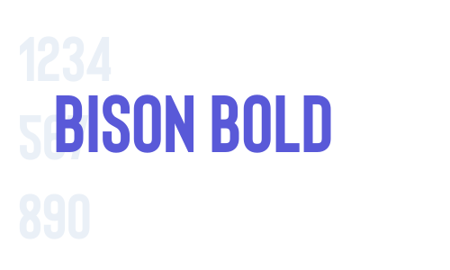 Bison Bold Font