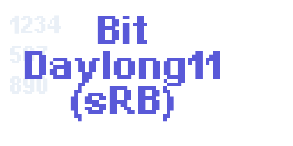 Bit Daylong11 (sRB) font free