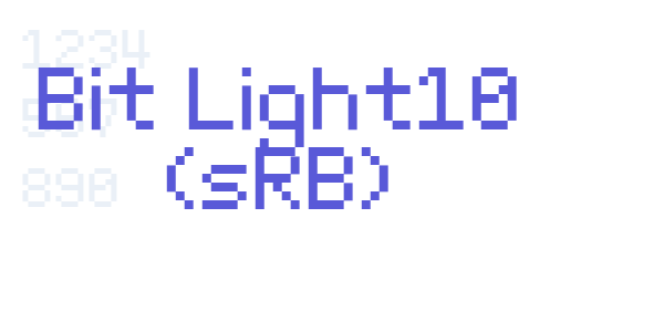 Bit Light10 (sRB) font free