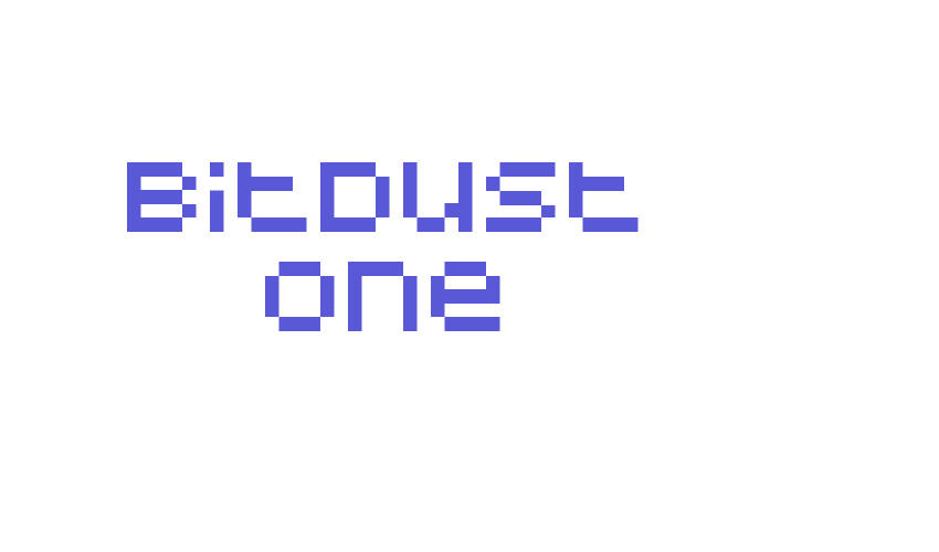 BitDust One Font Download