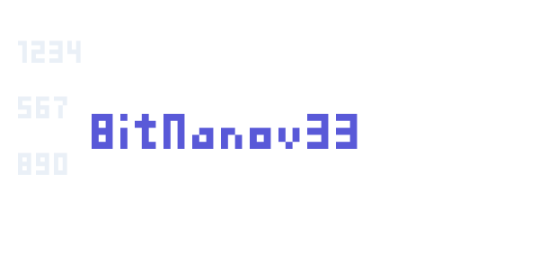 BitNanov33 font