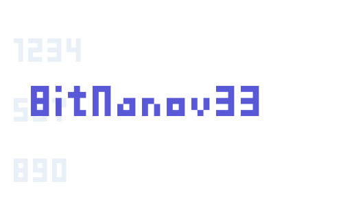 BitNanov33 Font Download