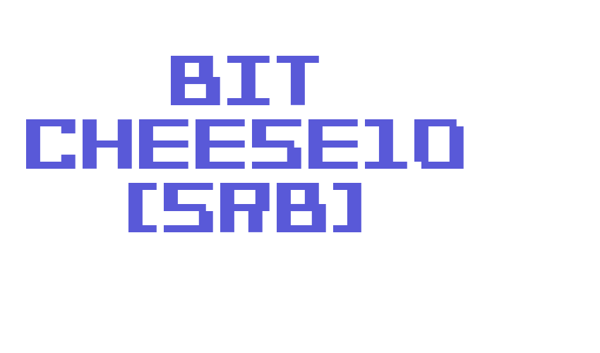 Bit Cheese10 (sRB) Font Download