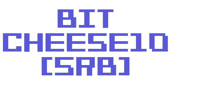 Bit Cheese10 (sRB) Font Download