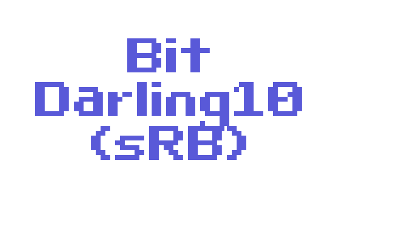 Bit Darling10 (sRB) Font Download