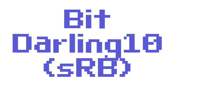 Bit Darling10 (sRB) Font Download