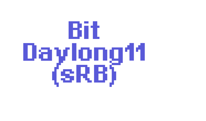 Bit Daylong11 (sRB) Font Download