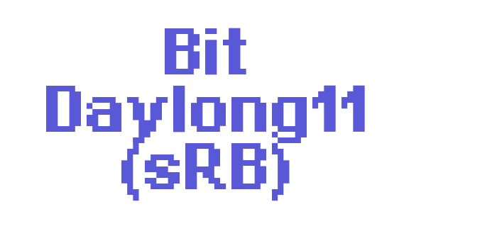 Bit Daylong11 (sRB) Font Download