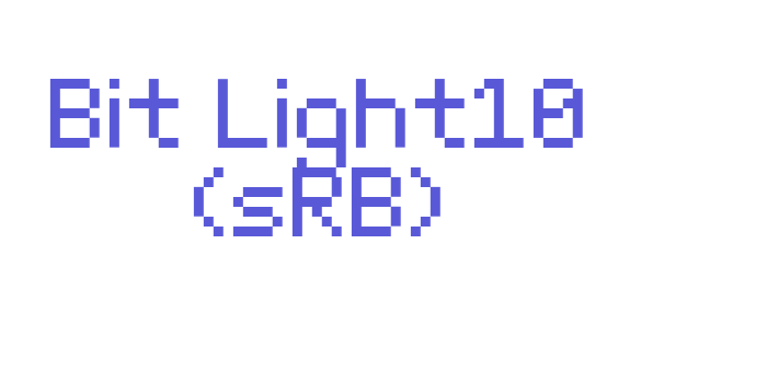 Bit Light10 (sRB) Font Download