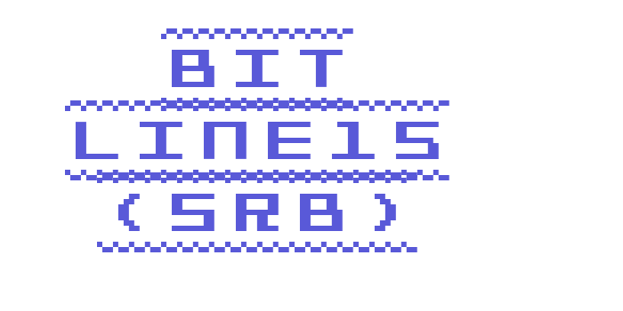 Bit Line15 (sRB) Font Download