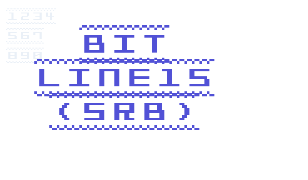 Bit Line15 (sRB)-font-download