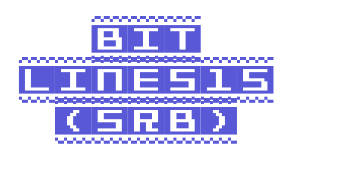 Bit Lines15 (sRB) Font Download