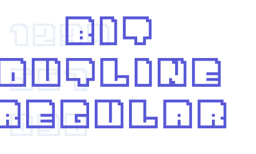 Bit Outline Regular Font Download