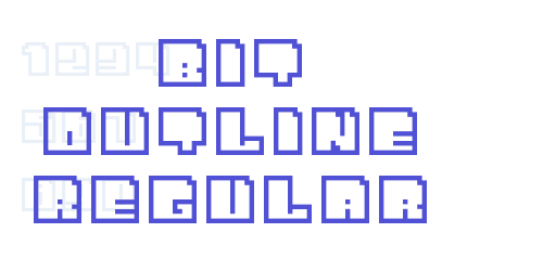 Bit Outline Regular-font-download