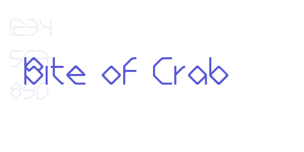 Bite of Crab font free