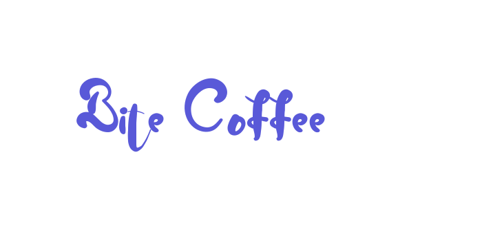 Bite Coffee Font