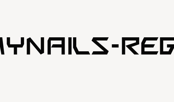 BitingMyNails-Regular Font