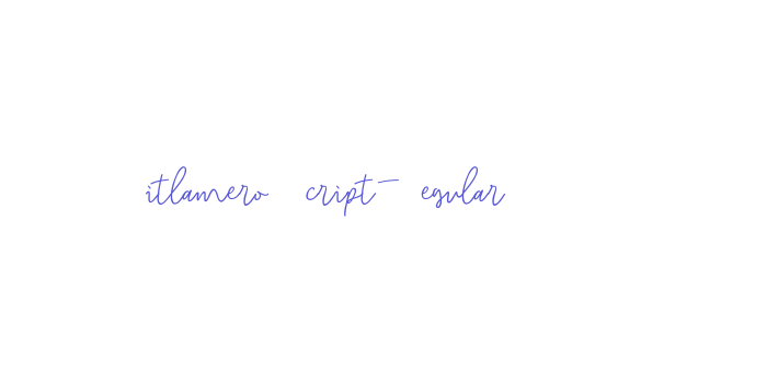 Bitlamero Script-Regular Font Download