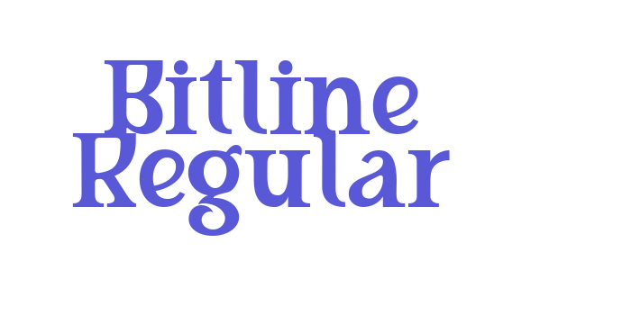 Bitline Regular Font Download