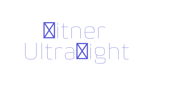 Bitner UltraLight Font Download