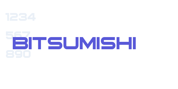 Bitsumishi font free