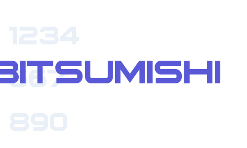 Bitsumishi Font