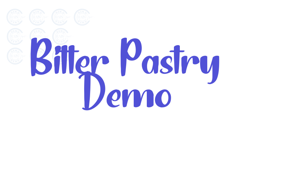 Bitter Pastry Demo-font-download