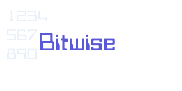 Bitwise font free