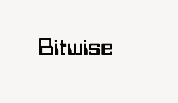 Bitwise Font