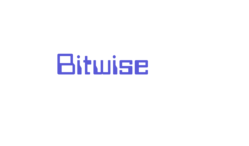 Bitwise Font Download