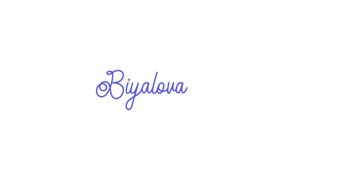 Biyalova Font Download