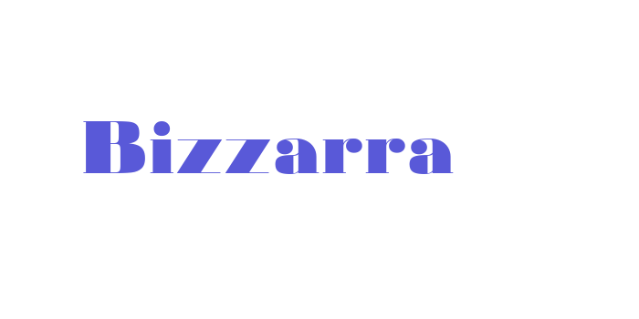 Bizzarra Font Download