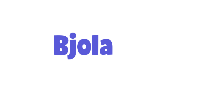 Bjola Font Download