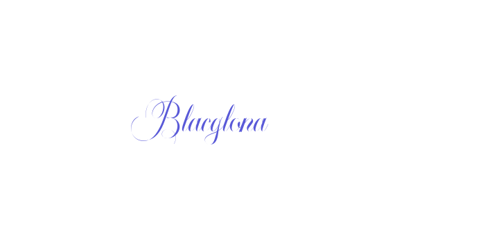 Blacglona Font Download