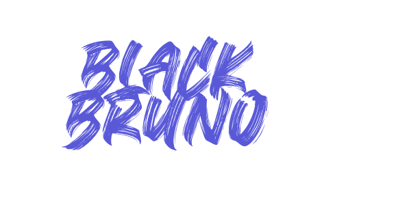 Black Bruno font free