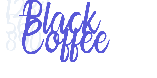 Black Coffee font free