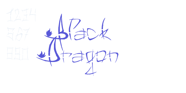 Black Dragon font free