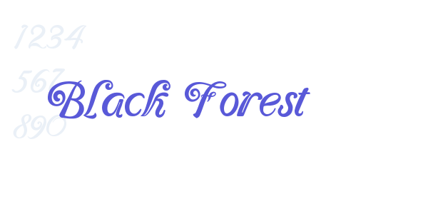 Black Forest font free