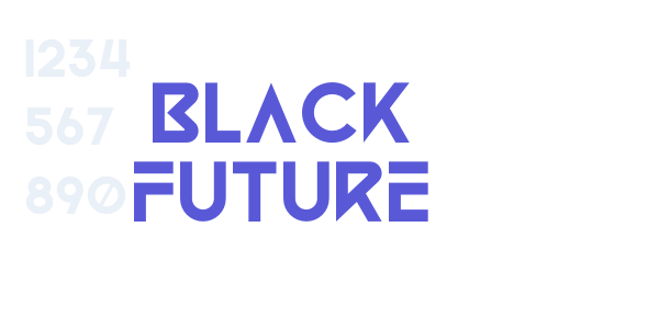 Black Future font