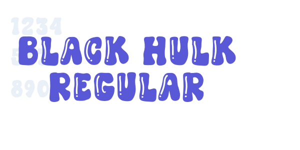 Black Hulk Regular font