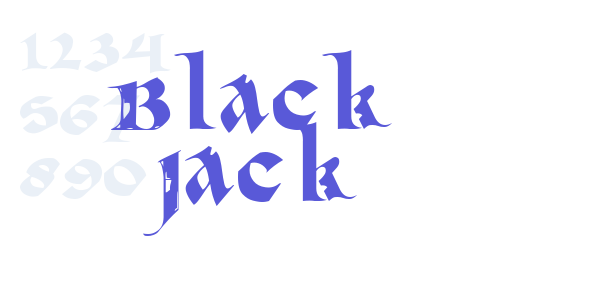 Black Jack font free